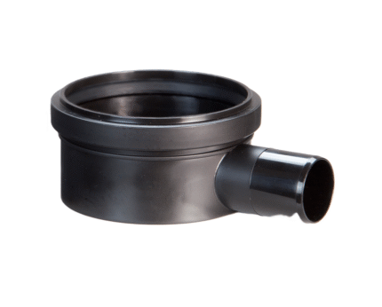 RECEPTA DUCHA HORIZ BAJO 110X63 DURATOP X NEGRO