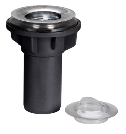 SOPAPA PARA BAÑERA VERTICAL 40 DURATOP X NEGRO