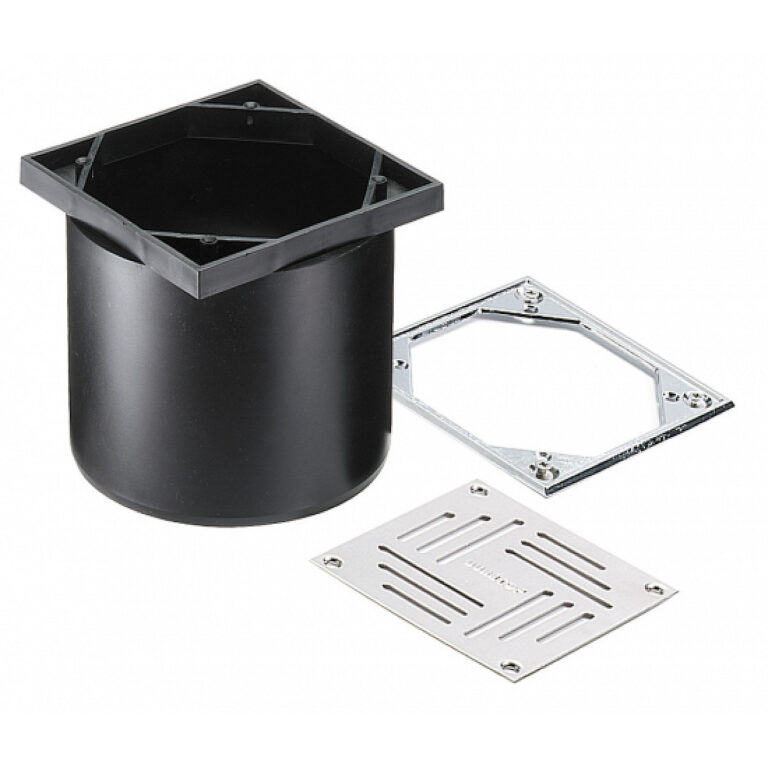 KIT REJILLA 12X12 125mm (PORTAMARCO) DURATOP X NEGRO