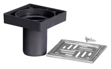 KIT REJILLA 8x8 40mm DURATOP X NEGRO