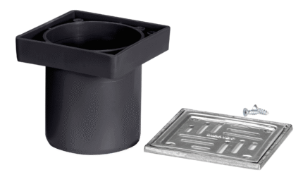 KIT REJILLA 8x8 63mm DURATOP X NEGRO