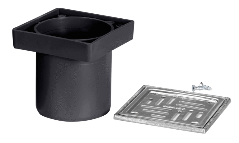 KIT REJILLA 8x8 63mm DURATOP X NEGRO