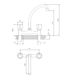 HUILEN COCINA MESADA AQUALAF ( 12001 )