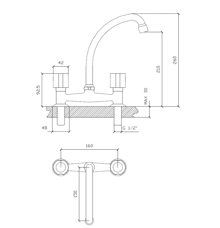 12001_B HUILEN COCINA MESADA AQUALAF ( 12001 )
