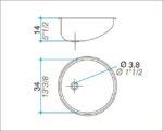 JOHNSON PIL. ACERO BALY 340L 34x14cm