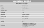 JOHNSON PILETA SIMPLE ACERO 304 E37 37x34x15