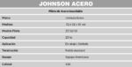JOHNSON PIL. ACERO 430 SIMPLE ZZ52/18 52x32x18 cm