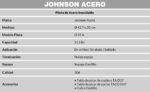 JOHNSON PIL. ACERO 304 SIMPLE O37 A (37 X 20cm)