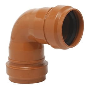CODO CORTO 90º HH 40 mm DURATOP MARRON