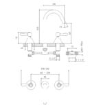 ITATI LEVER LAVATORIO PICO CAÑO C. CERAMICO AQUALAF ( 2011 )