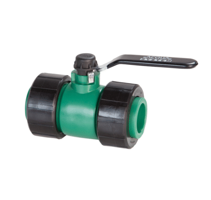 VALVULA ESFERICA C/MEDIA UNION x 25 ACQUA SYSTEM