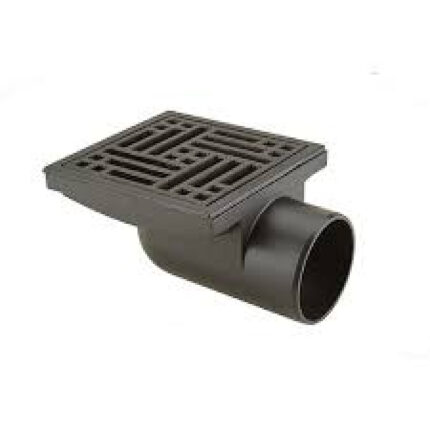 EMBUDO HORIZONTAL 110 C/REJA FUNDICION 20 x 20 DURATOP XR