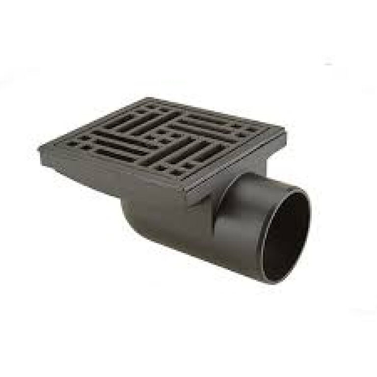 EMBUDO HORIZONTAL 110 C/REJA FUNDICION 20 x 20 DURATOP XR