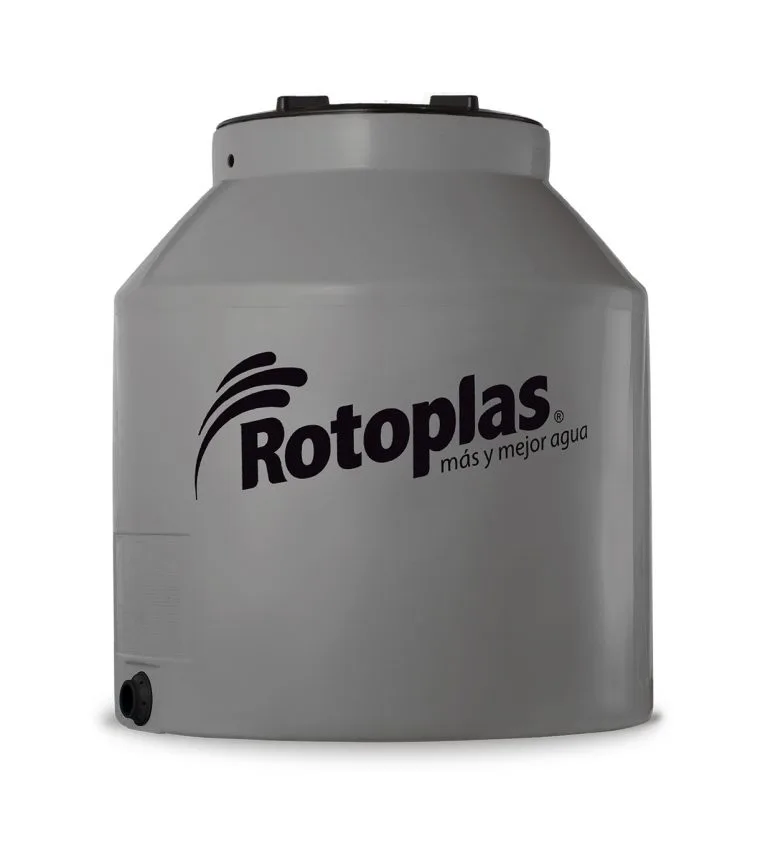 TANQUE ROTOPLAS TRICAPA GRIS 600 LTS. Gtia. 25 años