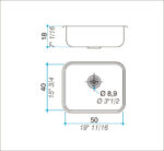 JOHNSON PIL. ACERO 304 SIMPLE E50/18 (50X40X18)