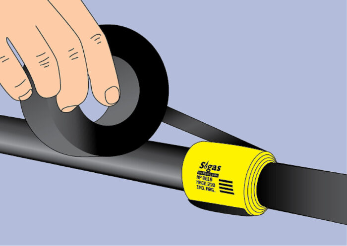 VAINA DE PROTECCION UV P/TUBO 20 MM SIGAS THERMOFUSION