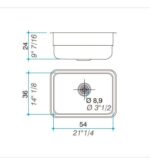 JOHNSON PIL. ACERO 304 SIMPLE E54 (54x36x24)