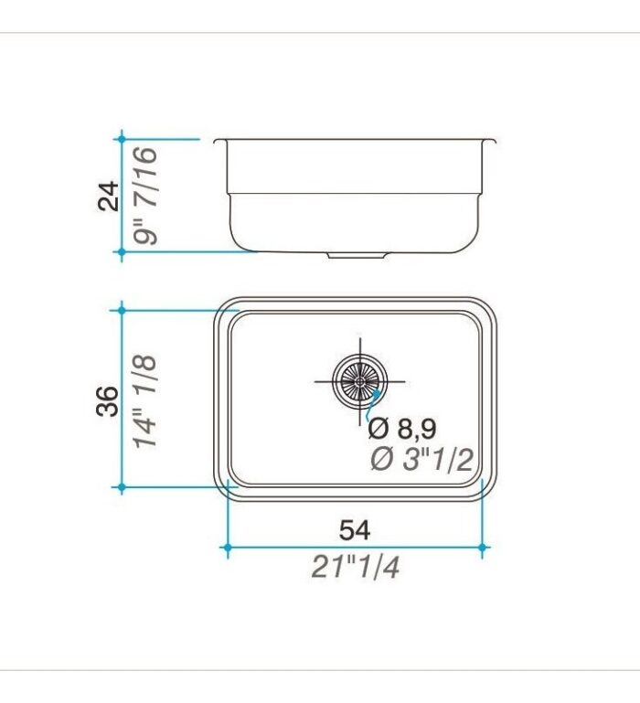 JOHNSON PIL. ACERO 304 SIMPLE E54 (54x36x24)