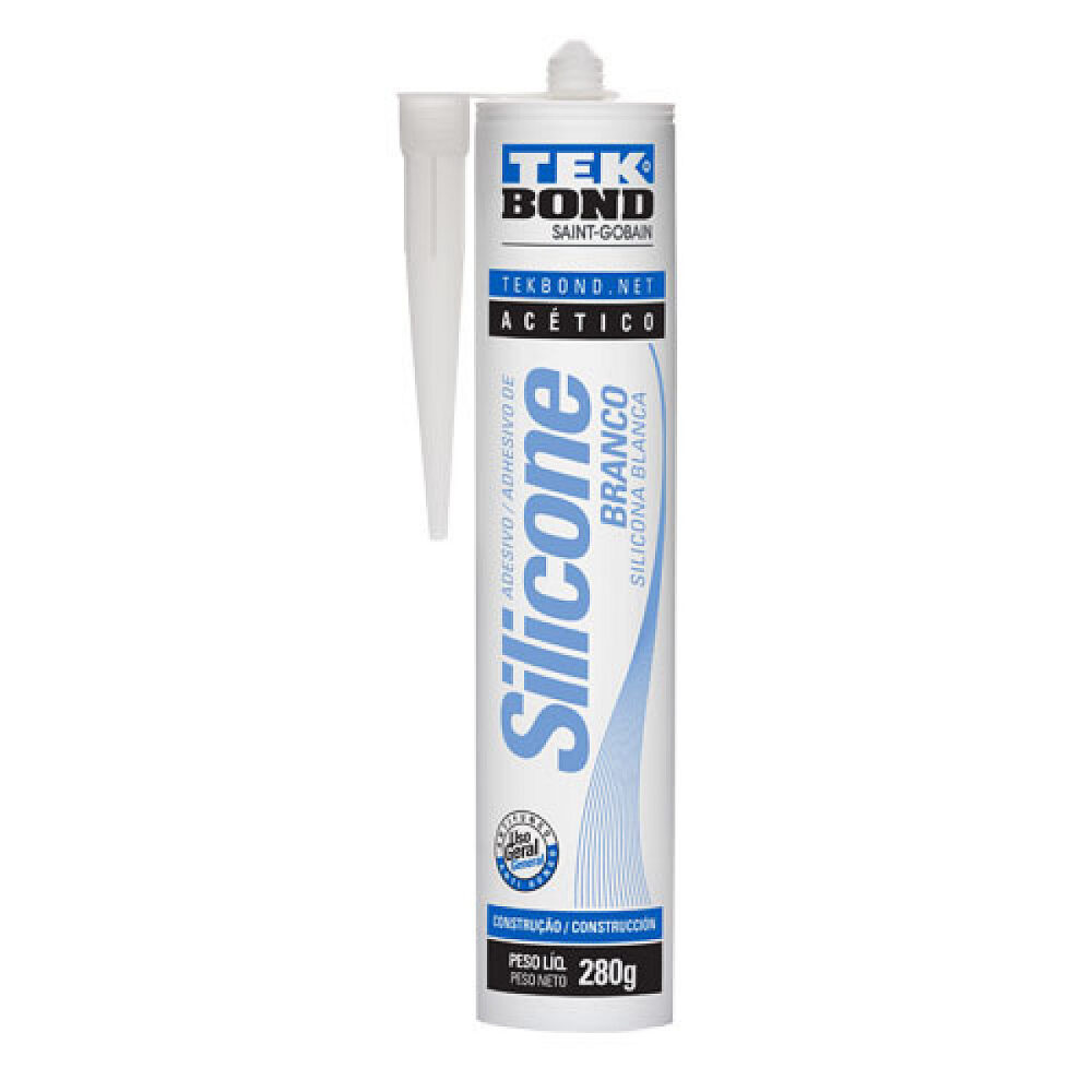 SILICONA ACETICA 280G BLANCA TEKBOND SG