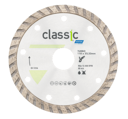 DISCO DIAMANTADO TURBO CLASSIC 110x22.23 NORTON SG ( MARMOLES/GRANITOS/PIEDRAS ) DISCO DIAMANTADO TURBO CLASSIC 110x22.23 NORTON SG ( MARMOLES/GRANITOS/PIEDRAS )