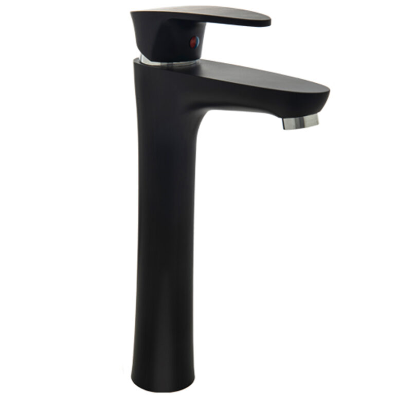 DOHA MONOCOMANDO LAVATORIO ALTO ABS NEGRO MOZART ( 7161 )