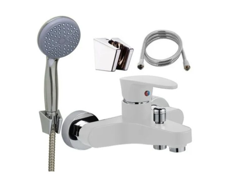 DOHA MONOCOMANDO DUCHA EXT. C/TRANSF. ABS BLANCO ( 7168 )