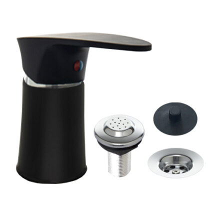 DOHA MONOCOMANDO BIDET S/TRANSF. ABS NEGRO MOZART ( 7241 )