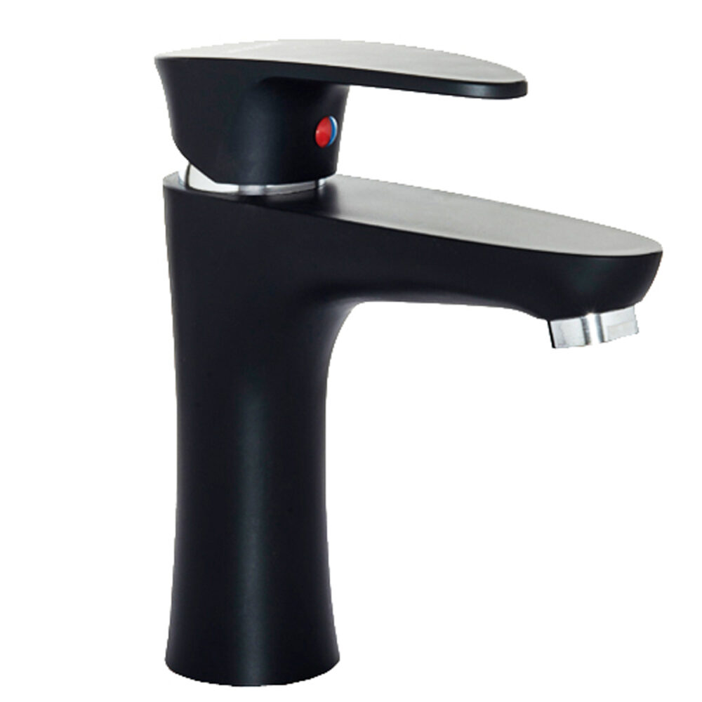 DOHA MONOCOMANDO LAVATORIO ABS NEGRO MOZART ( 7261 )