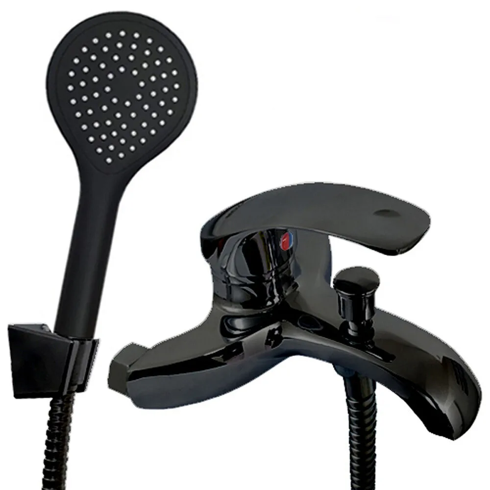 VITRA MONOCOMANDO DUCHA EXT. C/TRANSF. NEGRO MOZART ( 7421 )