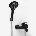 VITRA MONOCOMANDO DUCHA EXT. C/TRANSF. NEGRO MOZART ( 7421 )