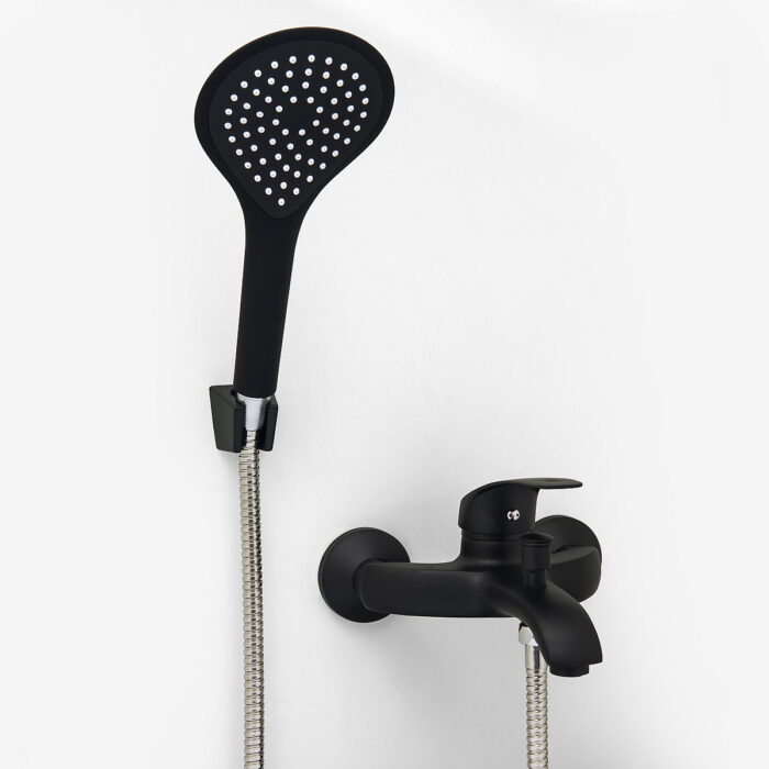 VITRA MONOCOMANDO DUCHA EXT. C/TRANSF. NEGRO MOZART ( 7421 )