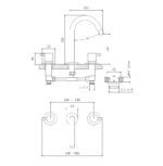 CUYEN LAVATORIO C. CERAMICO AQUALAF ( 8010 )