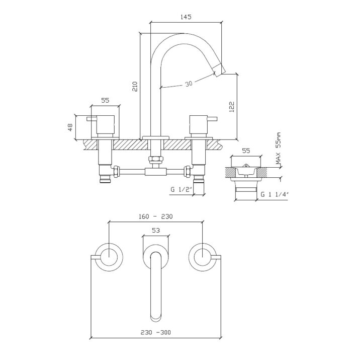 8010_B CUYEN LAVATORIO C. CERAMICO AQUALAF ( 8010 )