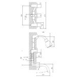 CUYEN DUCHA EMB. C/TRANSF. C. CERAMICO AQUALAF ( 8030 )