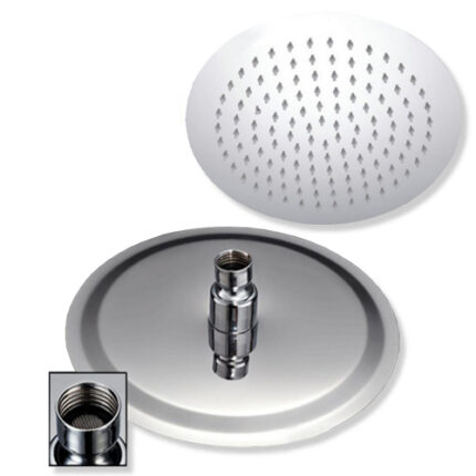 DUCHON REDONDO 8" CROMO MOZART ( 8991 )