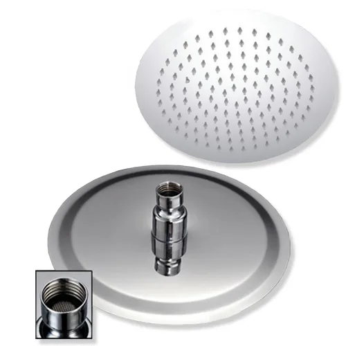 DUCHON REDONDO 8" CROMO MOZART ( 8991 )