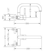 MONOCOMANDO COCINA PARED TAU (002 65192 18 45 66)