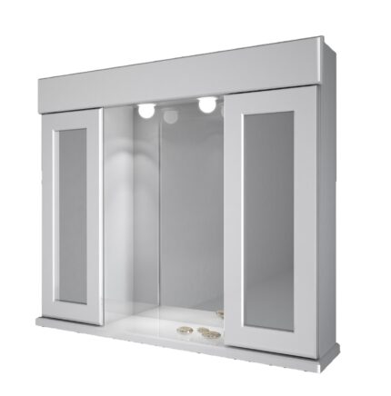 SCHNEIDER BIANCA ESPEJO bl 70x60x14 2 puertas vid