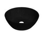 Bacha De Apoyar Redonda 31Cm Nahuel Negra Daccord