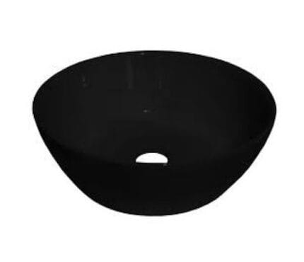 Bacha De Apoyar Redonda 31Cm Nahuel Negra Daccord