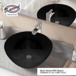 Bacha De Apoyar Redonda 31Cm Nahuel Negra Daccord - Imagen 3