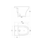 VENETO BIDET 1 aguj FERRUM ( BTA1J B )