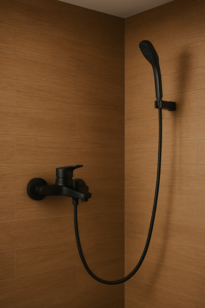 CD TURIN NERO MONOCOMANDO DUCHA EXTERIOR C/TRANSF. Y DUCHADOR ( CJM224026Z1NE )