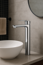 Grifería Cd Turin Cromo Monocomando Lavatorio Alto - Imagen 2