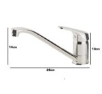 CD NAPOLI CROMO MONOCOMANDO COCINA MESADA ( CJM6010-5 )