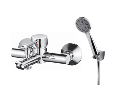 CD ROMA CROMO MONOCOMANDO DUCHA EXT. C/TRANSF. Y DUCHADOR ( CJM6048-1 )