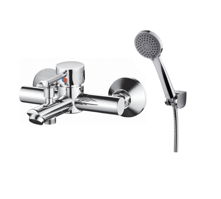 CD ROMA CROMO MONOCOMANDO DUCHA EXT. C/TRANSF. Y DUCHADOR ( CJM6048-1 )