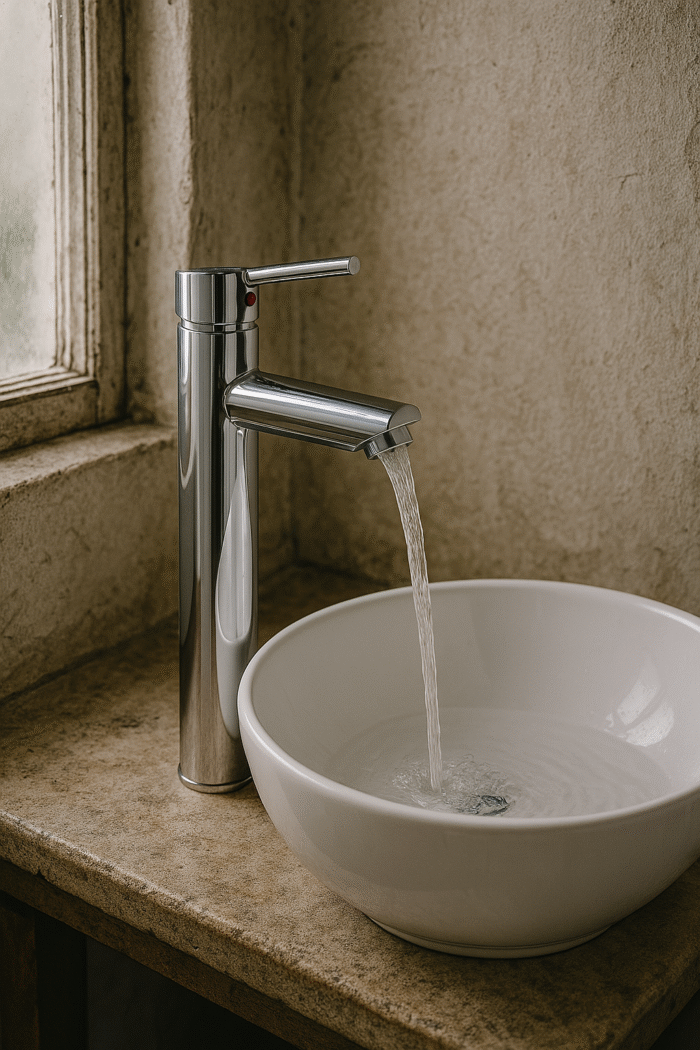 CD ROMA CROMO MONOCOMANDO LAVATORIO ALTO ( CJM6048-3B )