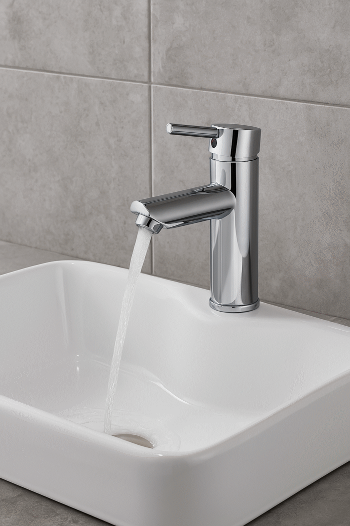 CD ROMA CROMO MONOCOMANDO LAVATORIO ( CJM6048-3 )