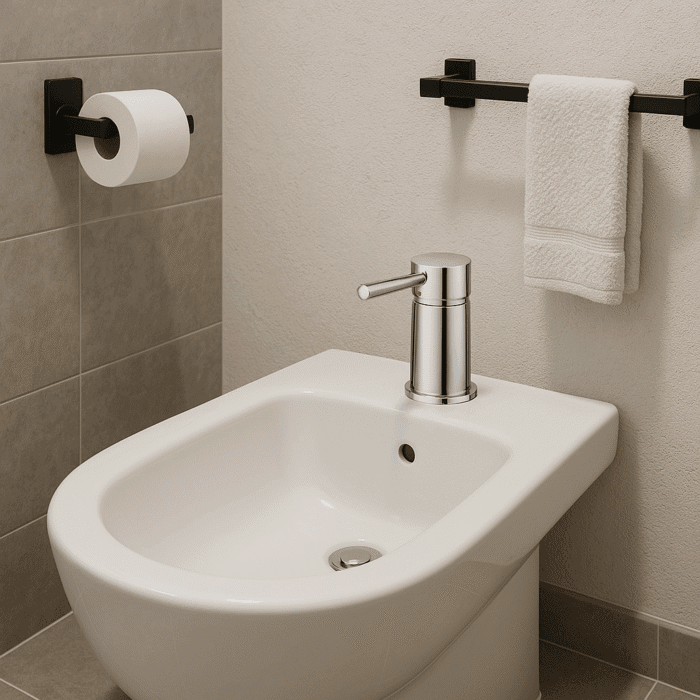 Cd Roma Cromo Monocomando Bidet C/Transf. ( Cjm6048-Bidet )